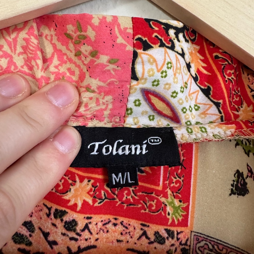 Tolani Patchwork Kimono Duster - image 2